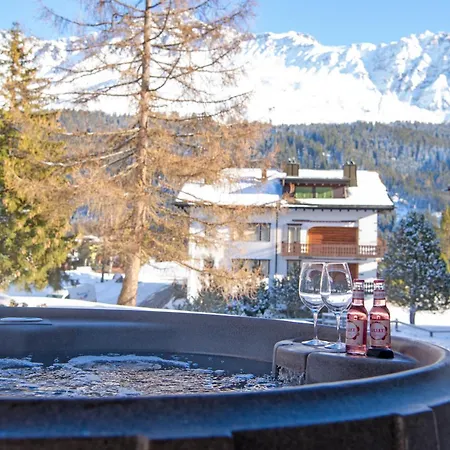 Appartamento Casoja Valbella -lenzerheide Fuer 4 Personen Mit Privatem Jacuzzi