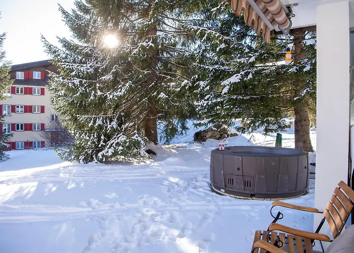 Apartament Casoja -lenzerheide Fuer 4 Personen Mit Privatem Jacuzzi